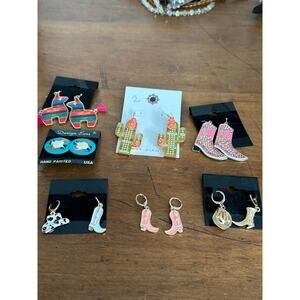 Lot of Western Style Earrings (7)